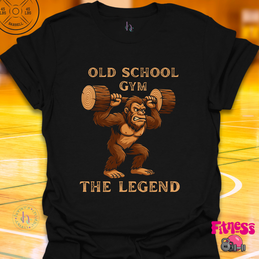 Old School Gym The Legend T-Shirt