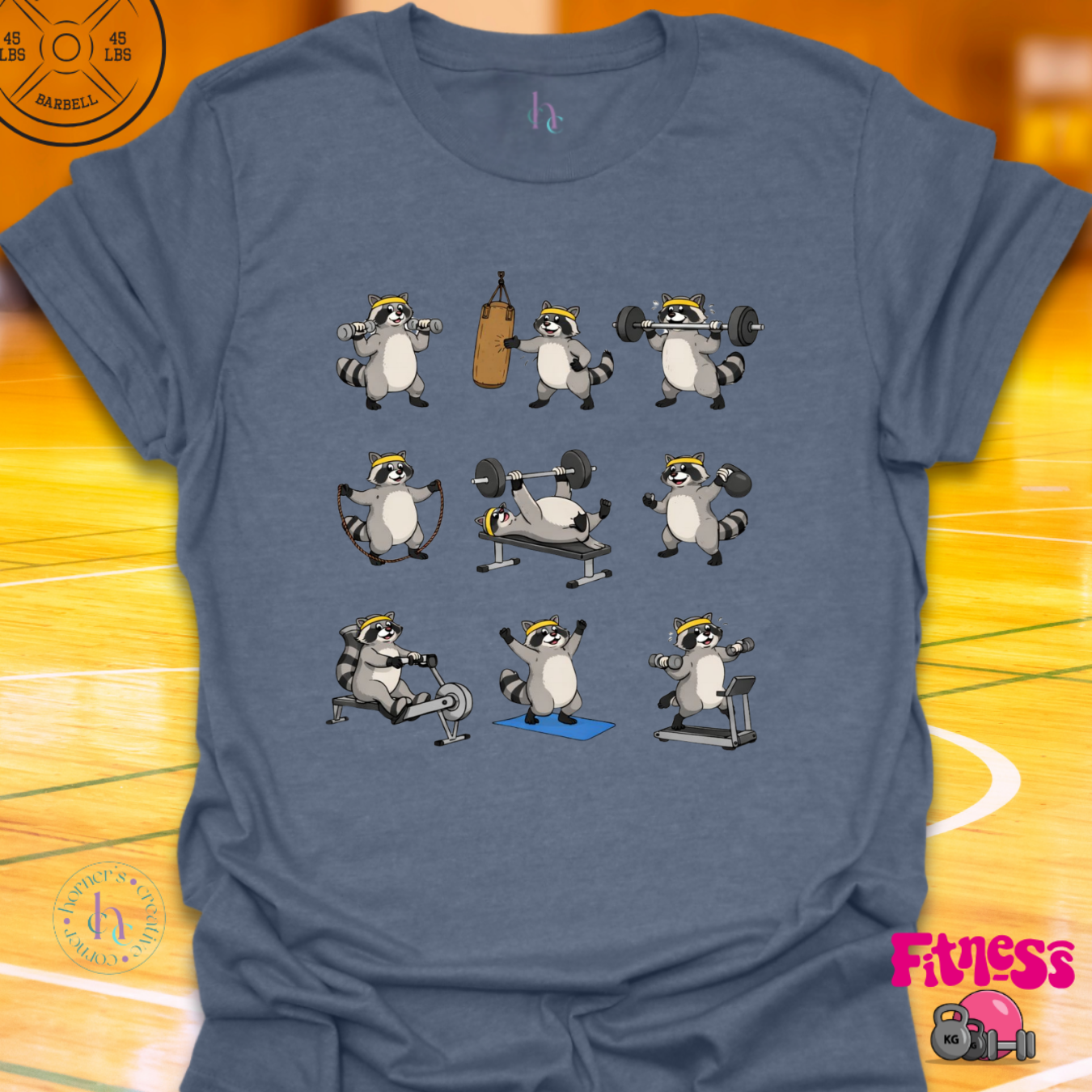 Racoon Fitness T-Shirt