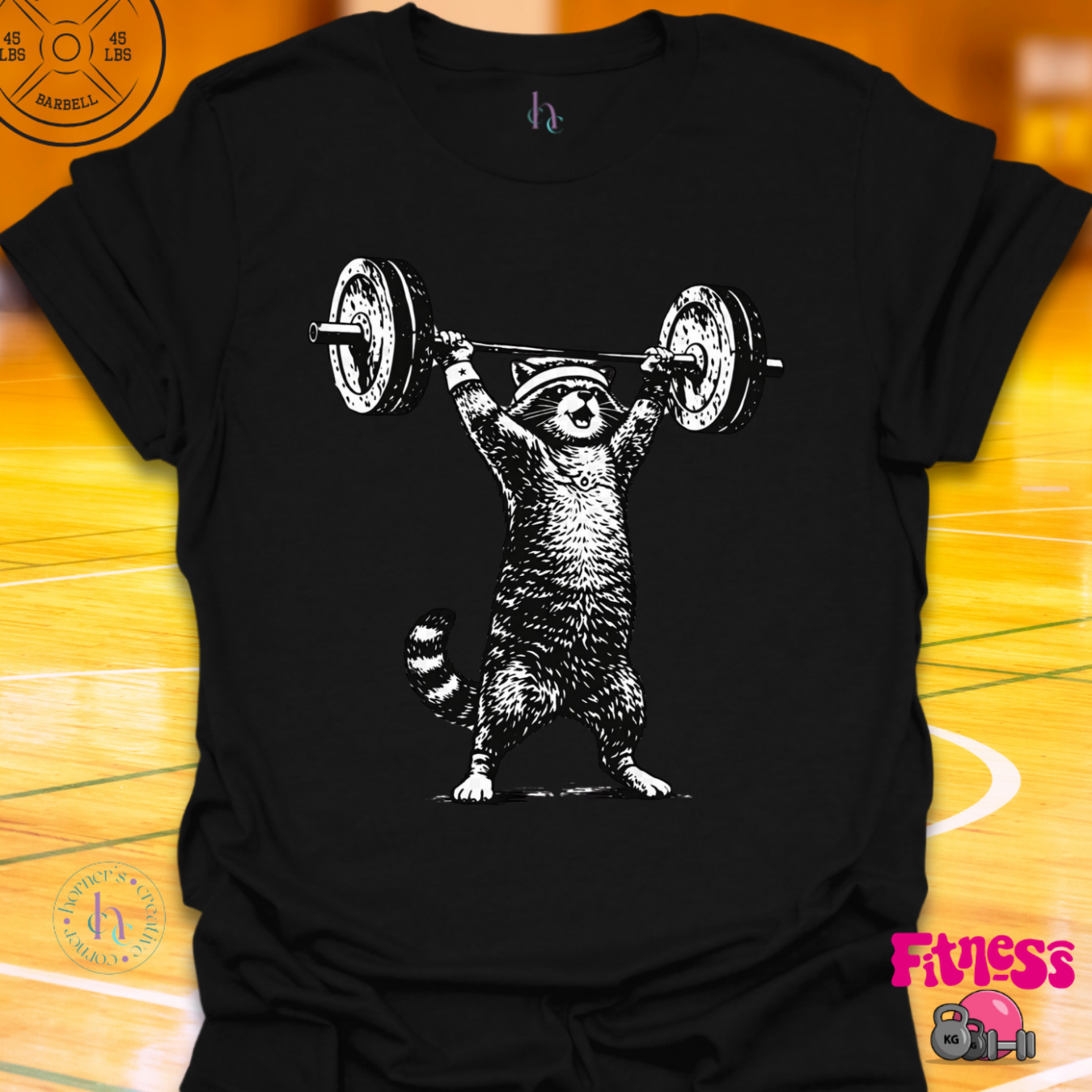 Racoon Lifting T-Shirt