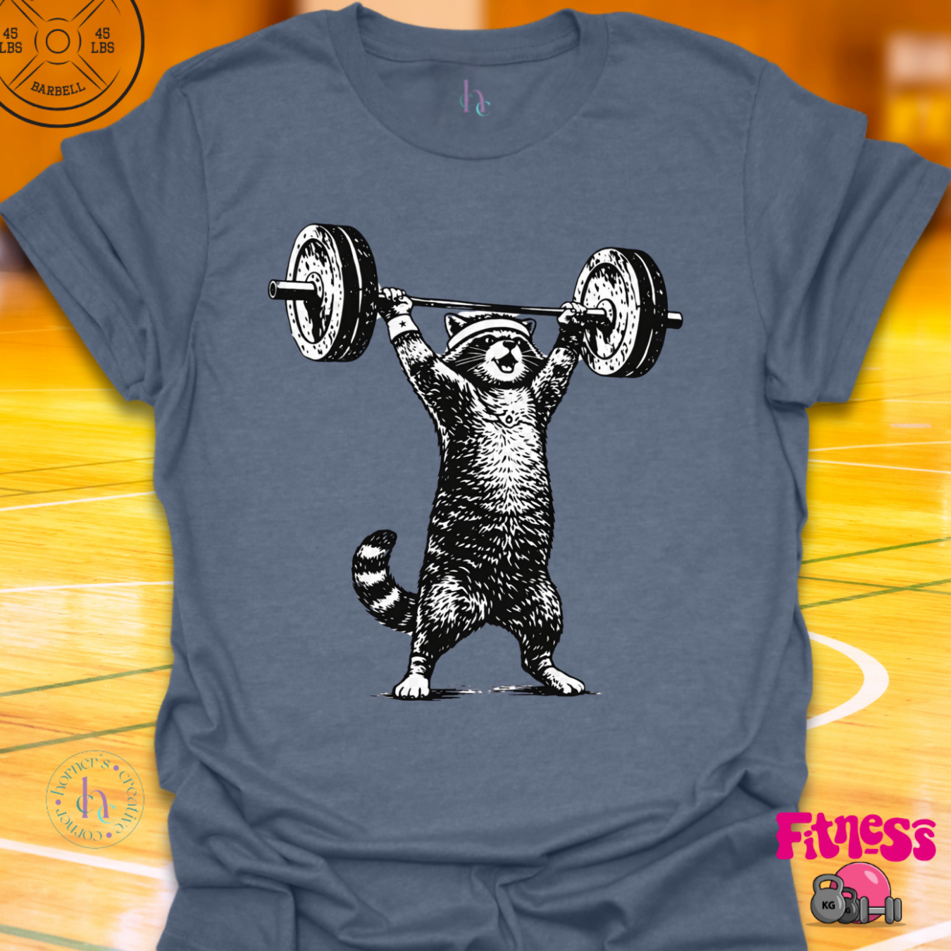 Racoon Lifting T-Shirt
