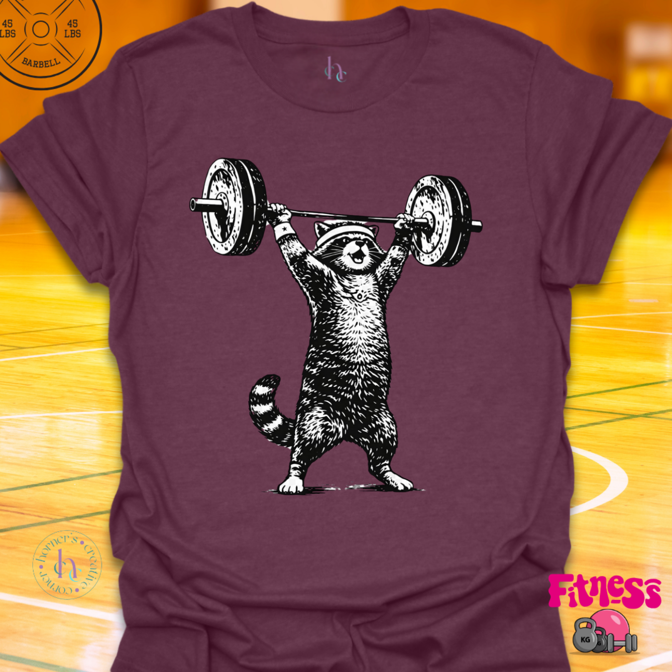 Racoon Lifting T-Shirt