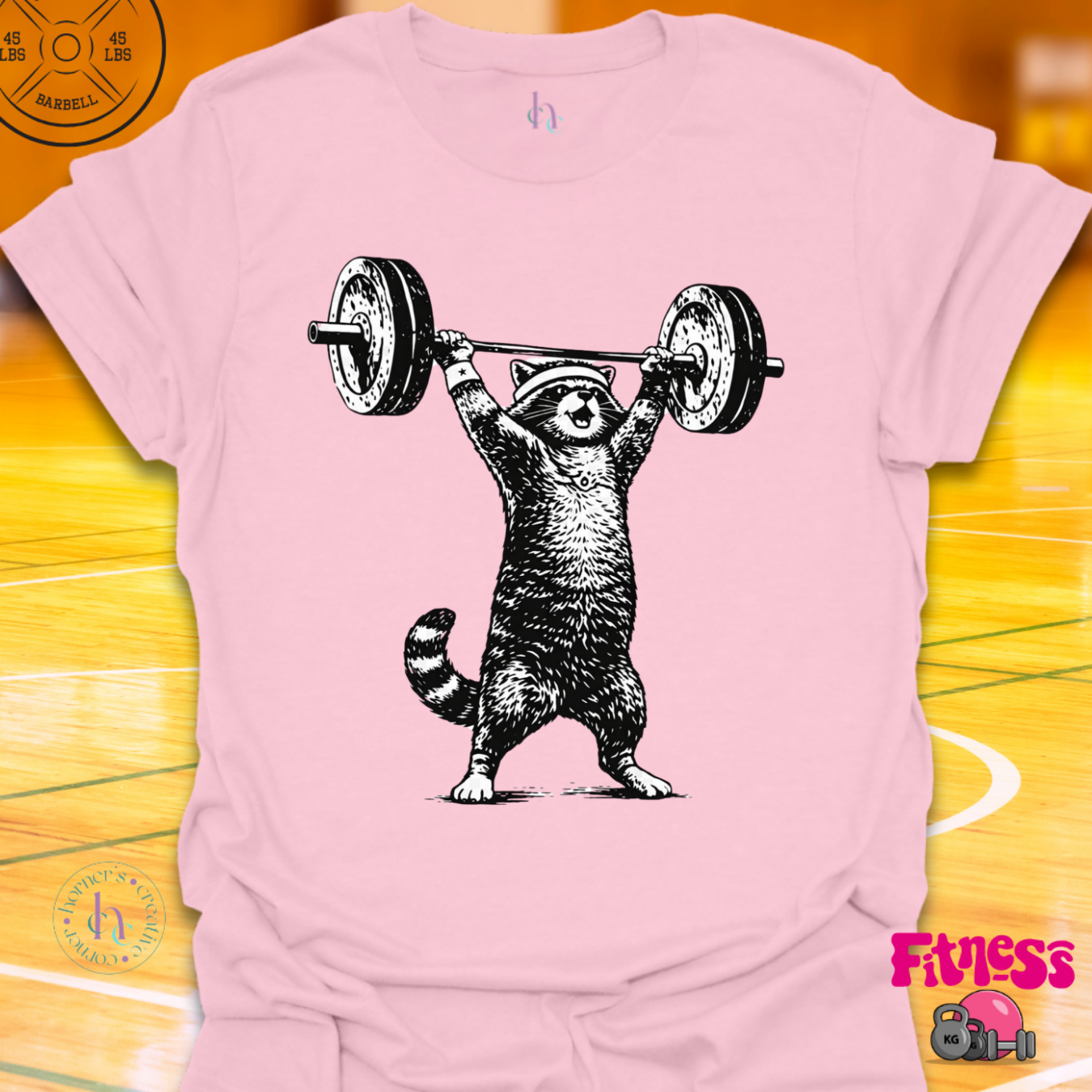 Racoon Lifting T-Shirt