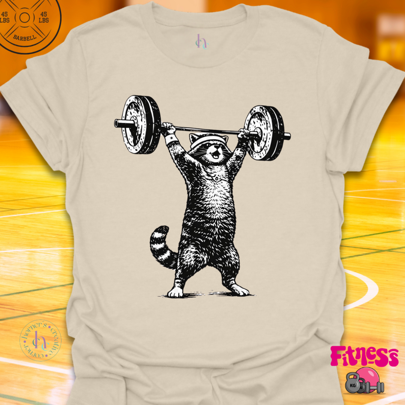 Racoon Lifting T-Shirt