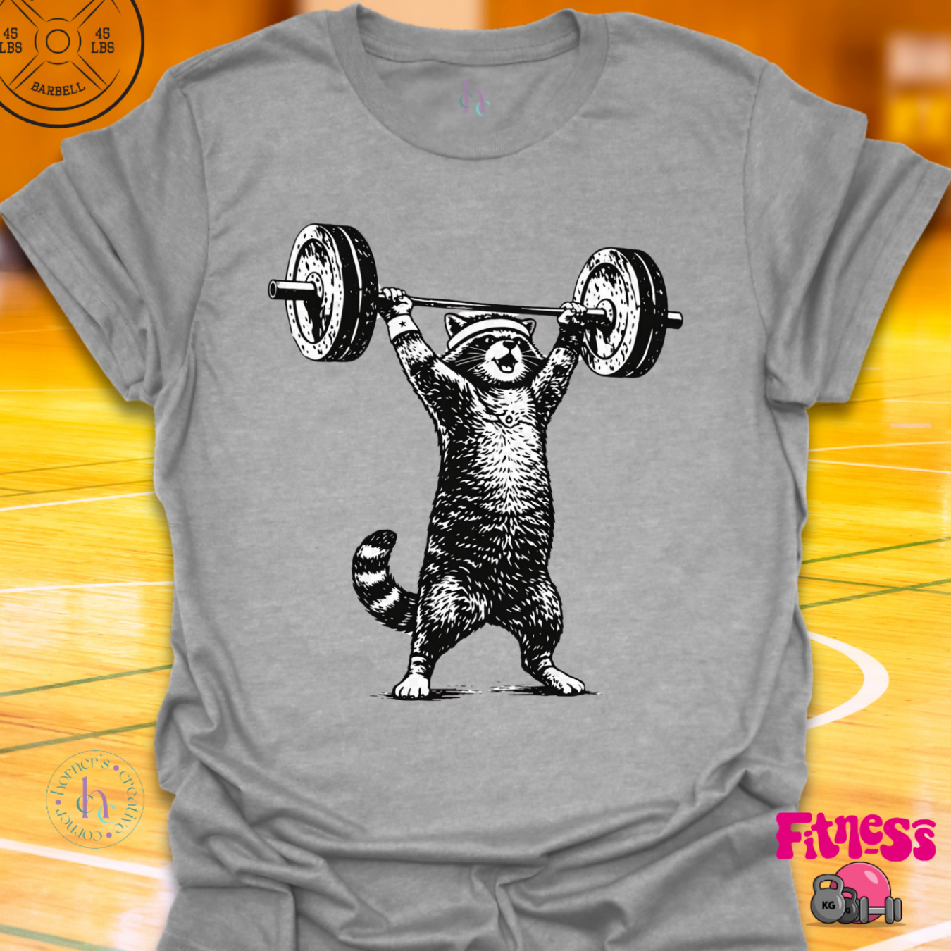 Racoon Lifting T-Shirt