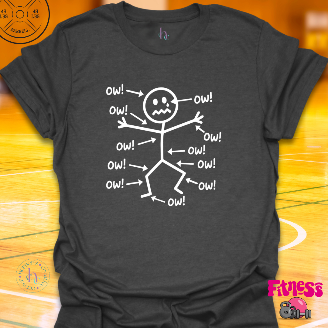 Stick Figure Ow T-Shirt