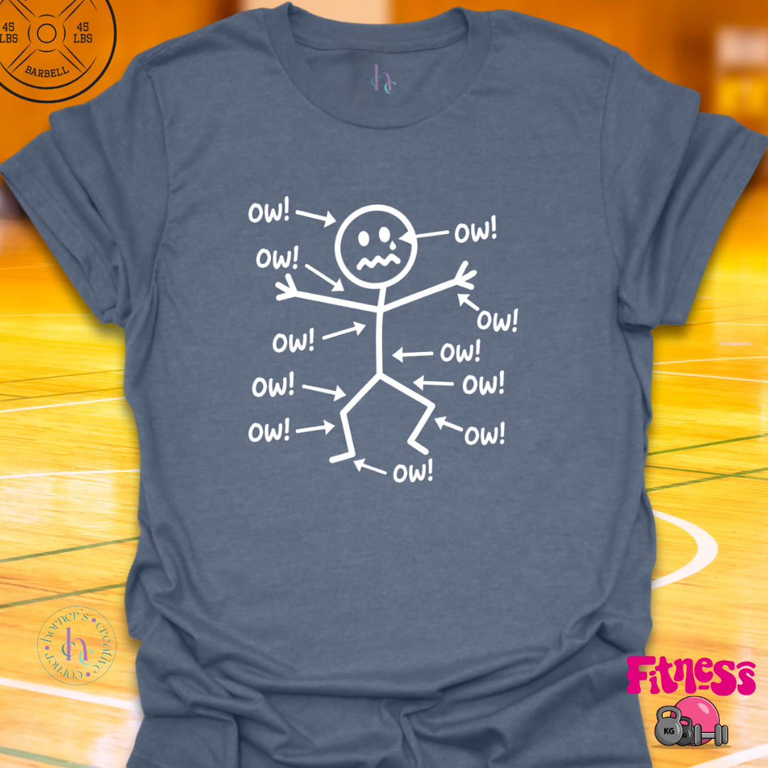 Stick Figure Ow T-Shirt