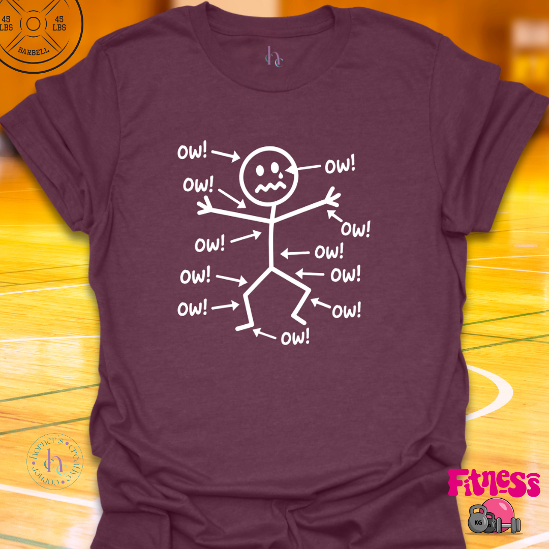 Stick Figure Ow T-Shirt