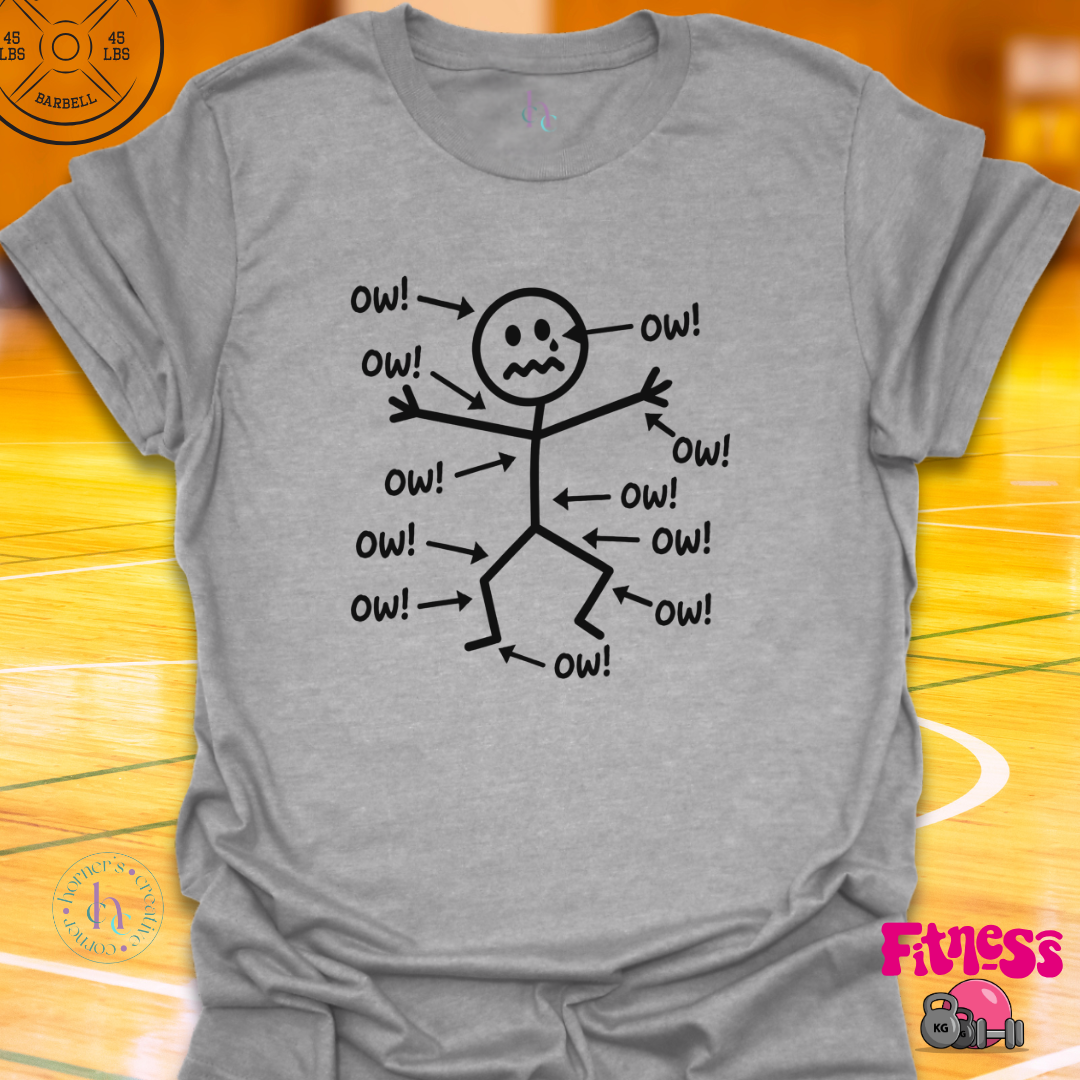 Stick Figure Ow T-Shirt